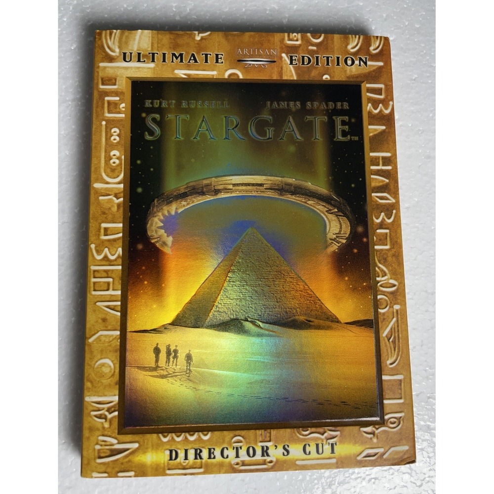 STARGATE Ultimate Edition Director's Cut DVD Kurt Russel w/ Booklet & Slipcover